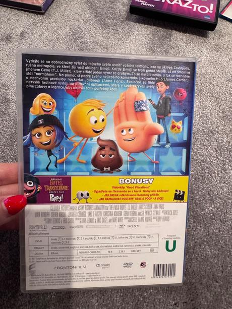 Dvd emoji ve filmu, 