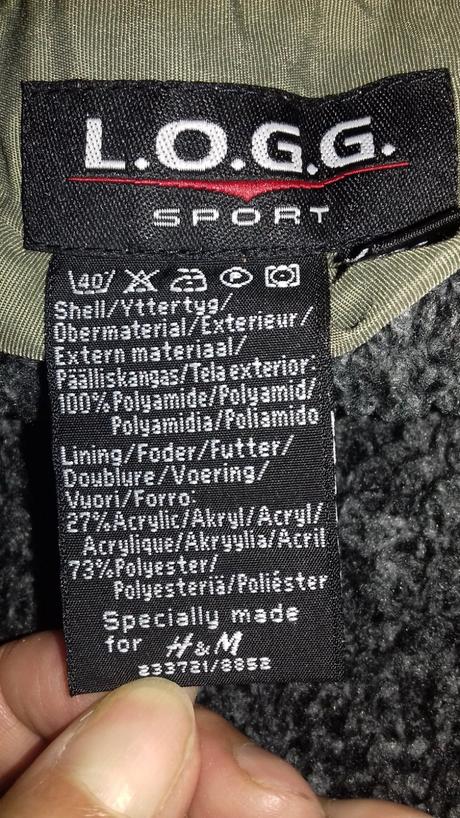 Obojstranná vesta č.134, l.o.g.g.,134