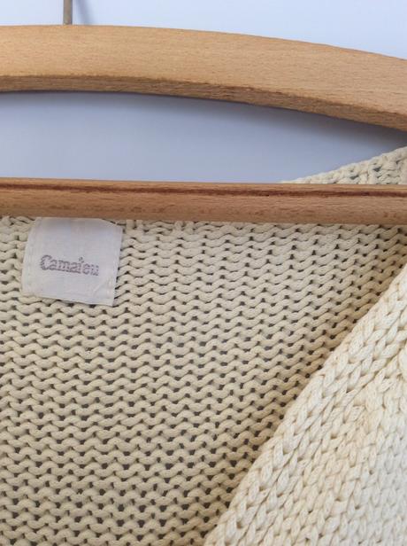 Pletené tielko, camaieu,m