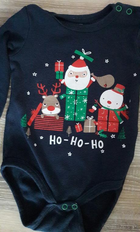 Vianočné pyžamko+2xbody cena spolu, 80