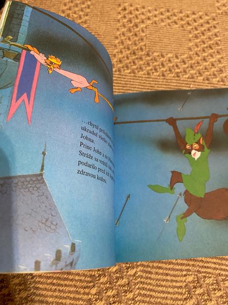 Krásna mini knižka walt disney robin hood egmont, 