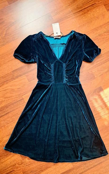 Sametové krásne šaty, orsay,s