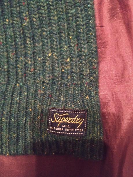 Krátky hrubý vlnený pulóver zn. superdry, superdry,m