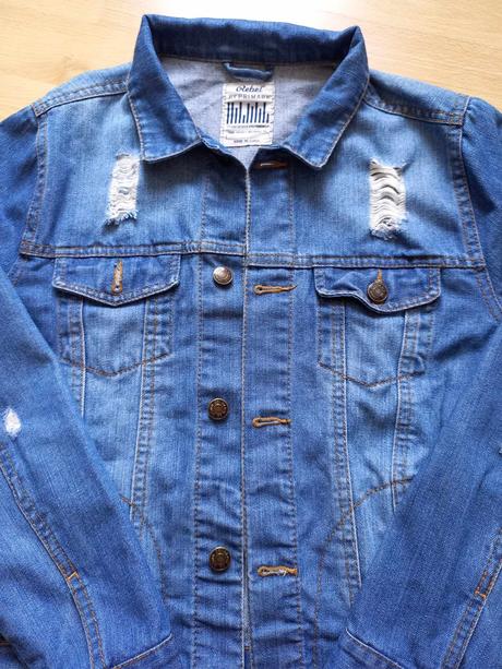 Rifľová bunda, primark,158