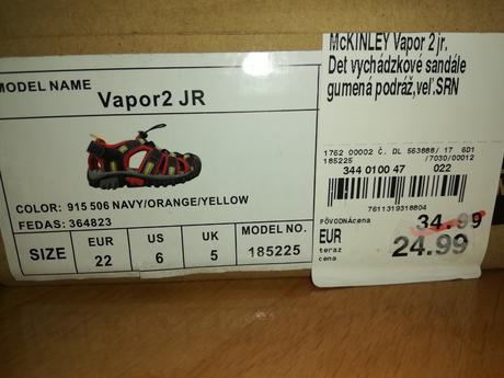 Sportove sandalky, mckinley,22
