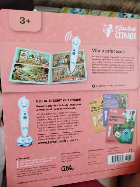 Albi kúzelné čítanie víla a princezná,