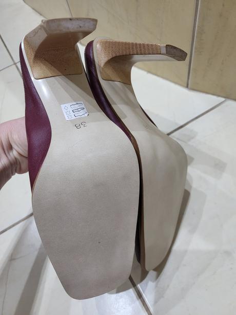 Kožené trendy mules, 38