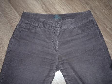 Menčestrové nohavice, h&m,40