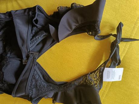 Plavky čierne dámske xl, xxl, celé, 42 / 44 / xl / xxl