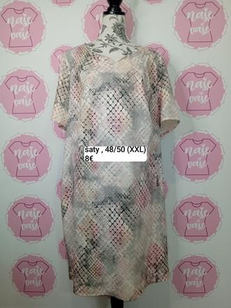 Vzorované jemne šaty 48/50, xxl