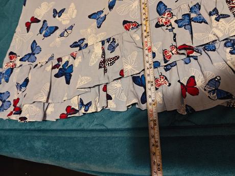 Pohodlné šaty s volánom, bonprix,146