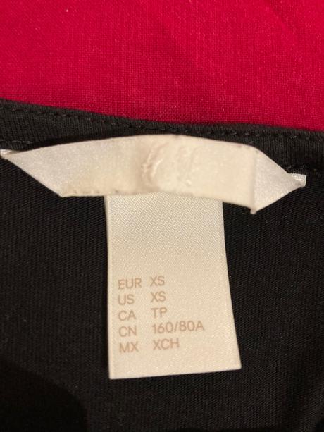 Top s cipkou, h&m,xs