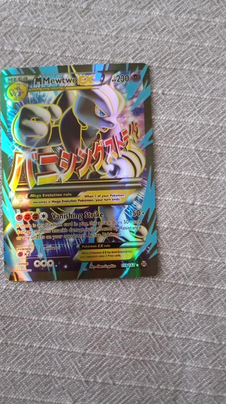 Pokemon karta mmewtwoex, 