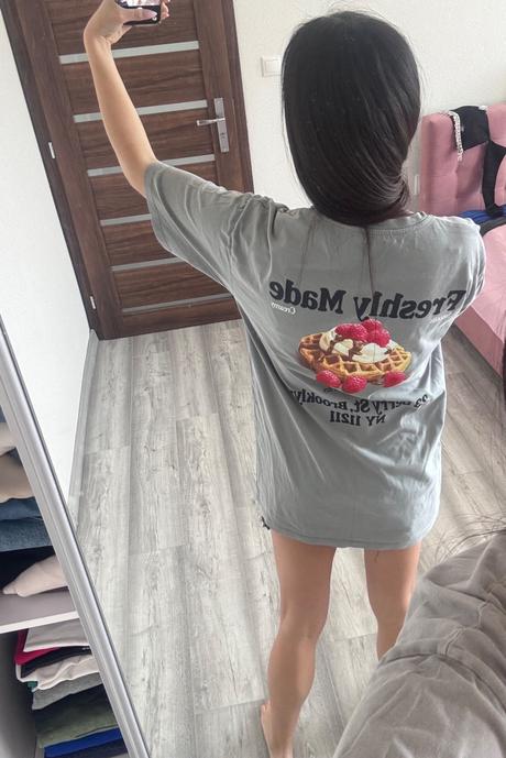 Sivé oversize tričko stradivarius, stradivarius,s