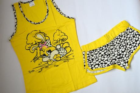 Pyžamo krátke sova, mačička, kačiatko, l / m / s / xs