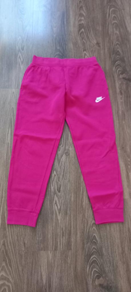 Dievčenské cyklamenove tepláky nike 146/156, nike,146