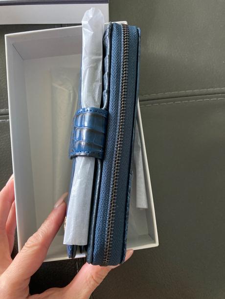 Dámska peňaženka tmavomodrá grosso orig. zabalená, grosso