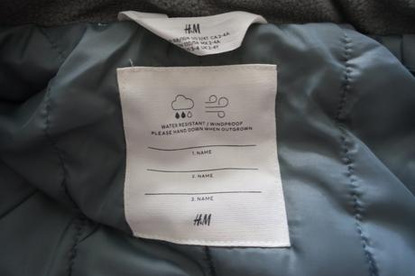 Bunda prechodná teplejšia, h&m,98