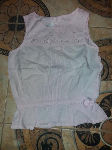 Bluzocka s vysivkou, h&m,98