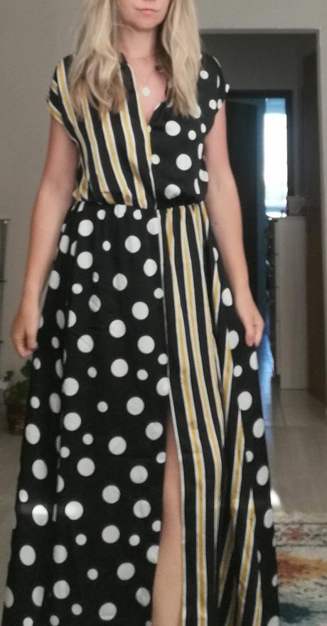 Krásne letné maxi šaty, m