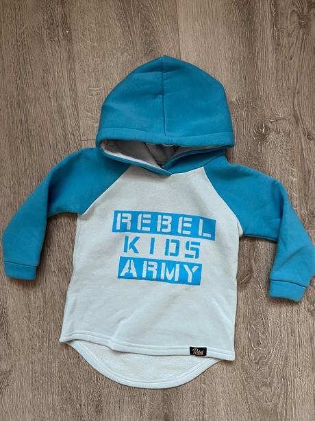 Zateplena rebel mikina, rebel kids,86