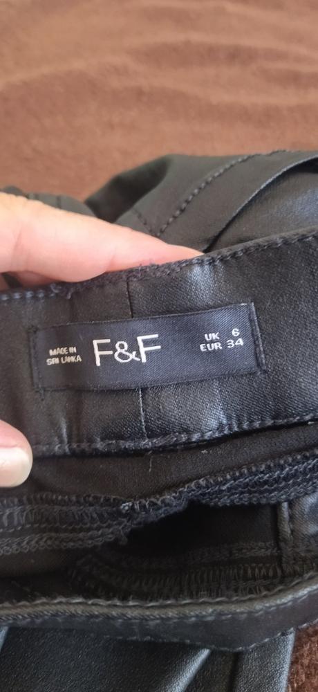 Kožené nohavice, f&f,34