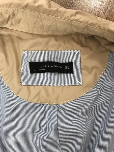 Zara tenky kabat, zara,xs