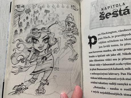 Monster high kniha- ghulmosky navzdy (cesky jazyk), 