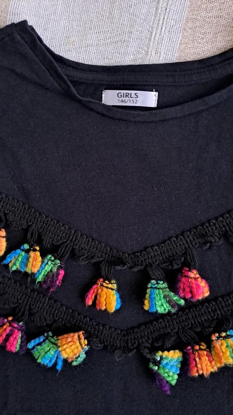 Tričko so strapcami 146, 146