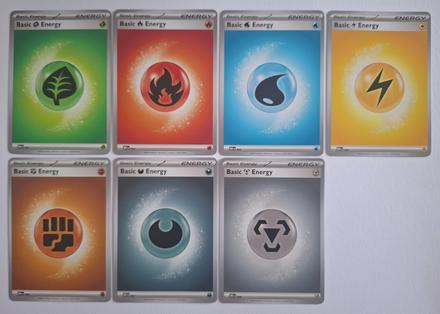 Pokémon karty "energy" (10), 