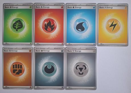 Pokémon karty "energy" (10), 