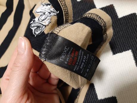 Veľmi pekné a kvalitné pásikové tričko next na 6r., next,116