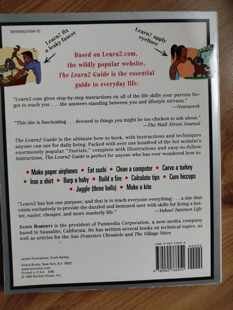 Kniha v anglictine how to do anything., 