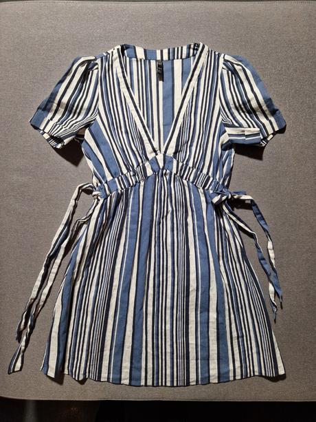 Kratšie šaty s prímesou ľanu, zara,s