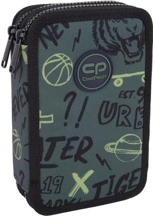 Dvojitý peračník coolpack s výbavou jumper 2 tiger,