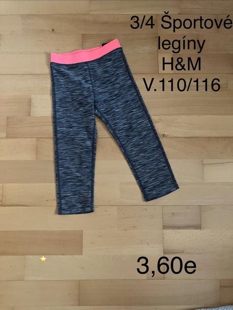 Legíny 3/4, h&m,110