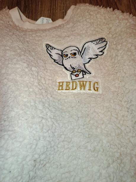 Huňatá mikina harry potter, h&m,134