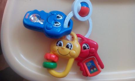 Hračka hrkalka kľúče, 