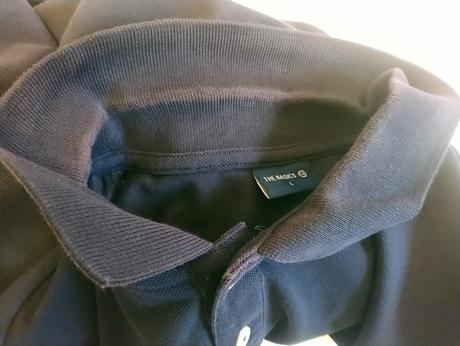 Pánske tmavo modré tričko, basics, l, basics,l