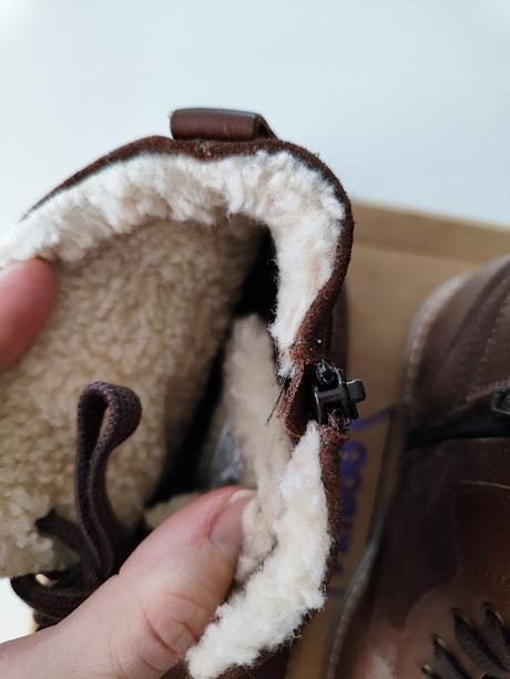 Kožené zimné topánky, 34