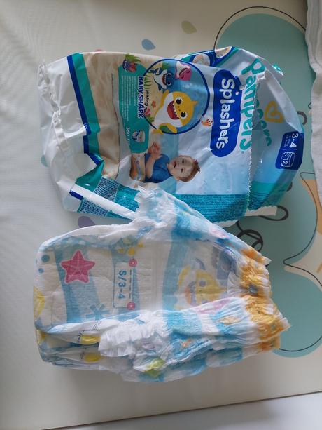 Plienky na plávanie, pampers,7 kg - 18 kg