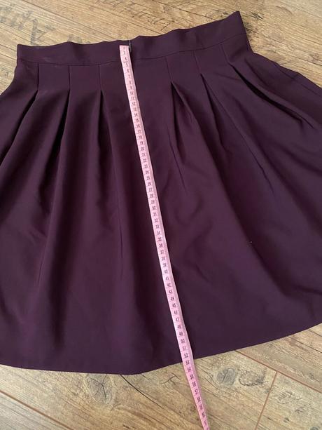 Elegantná skladaná sukňa, l