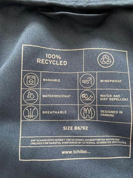 Nepremokavá bunda - pršiplášť tchibo, tchibo,92