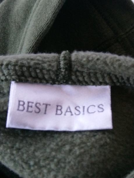 Zelená mikina s kapucňou, best basics vel. 158/164, best basics,164