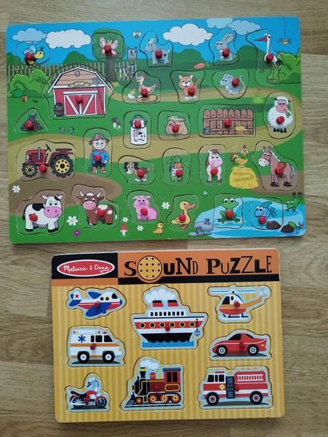 Drevene vkladacie puzzle, 