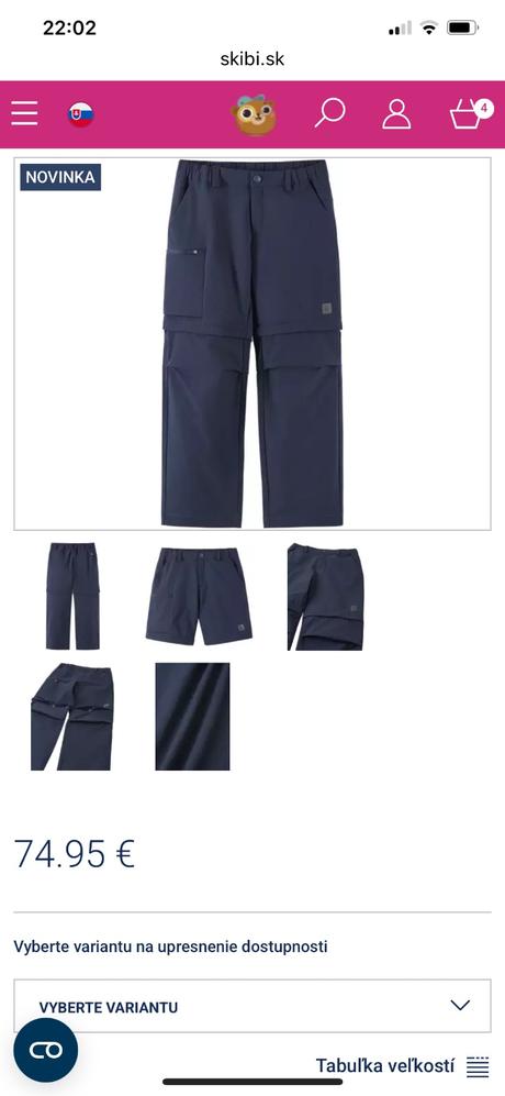 Softshellové nohavice/kraťasy reima surina 110, reima,110