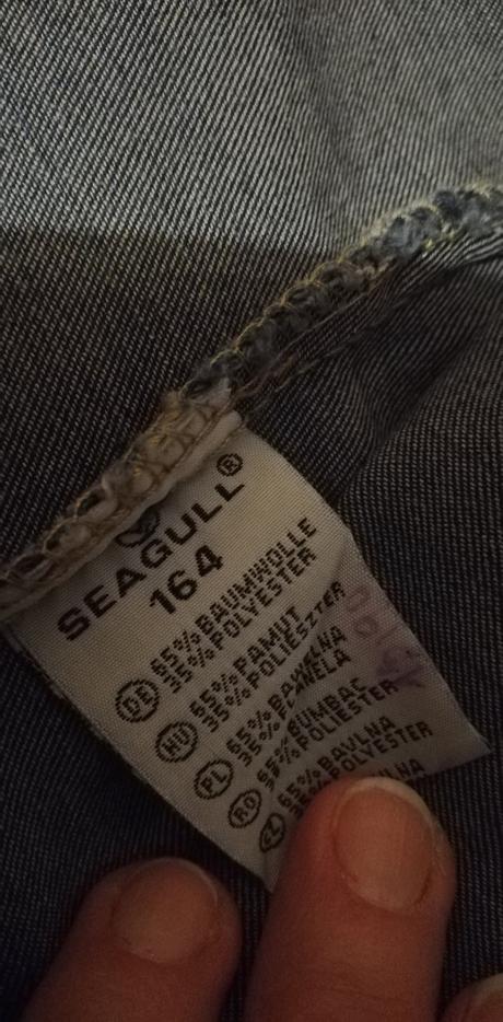 Detská riflova bunda, 164