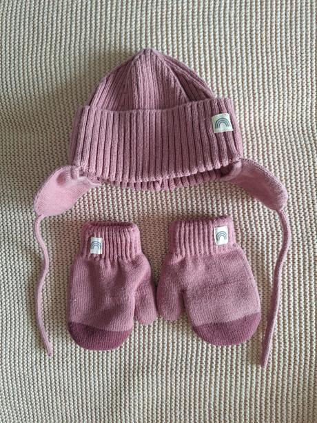 Lindex set ciapka a rukavice, lindex,56