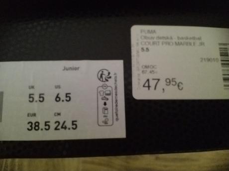 Puma tenisky, puma,38