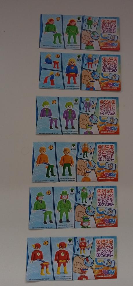 Kinder papieriky,